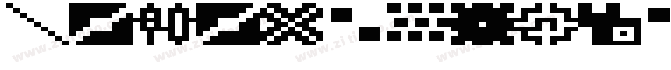LomoWebPixel LT Std 7字体转换